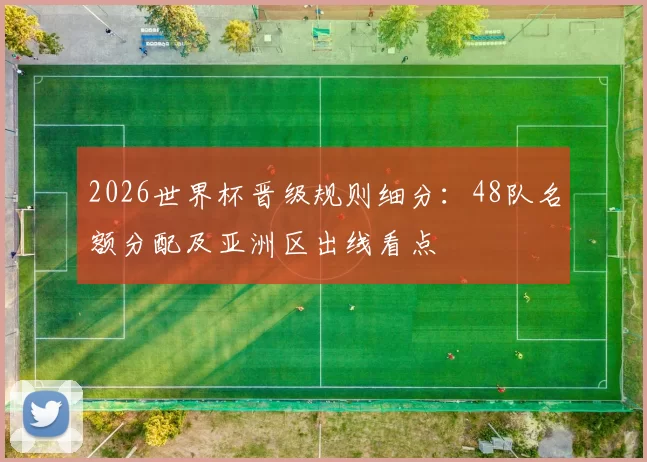 2026世界杯晋级规则细分:48队名额分配及亚洲区出线看点